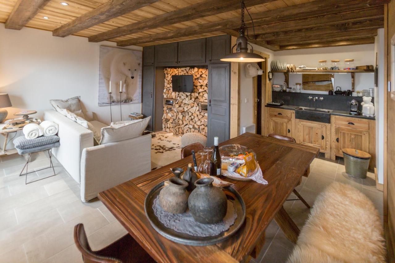 Le Biot L'Ours Blanc Lodge מראה חיצוני תמונה