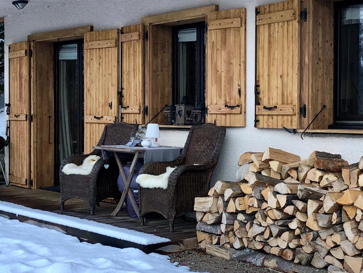 Le Biot L'Ours Blanc Lodge מראה חיצוני תמונה