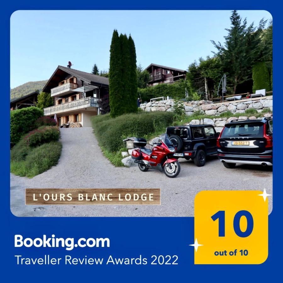 Le Biot L'Ours Blanc Lodge מראה חיצוני תמונה
