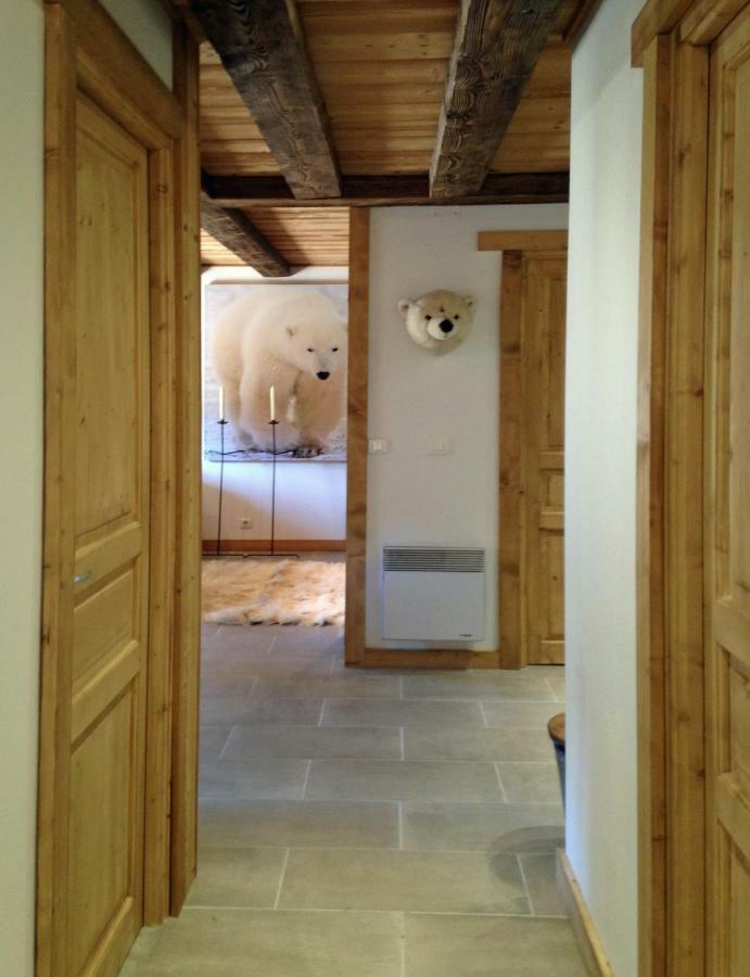 Le Biot L'Ours Blanc Lodge מראה חיצוני תמונה