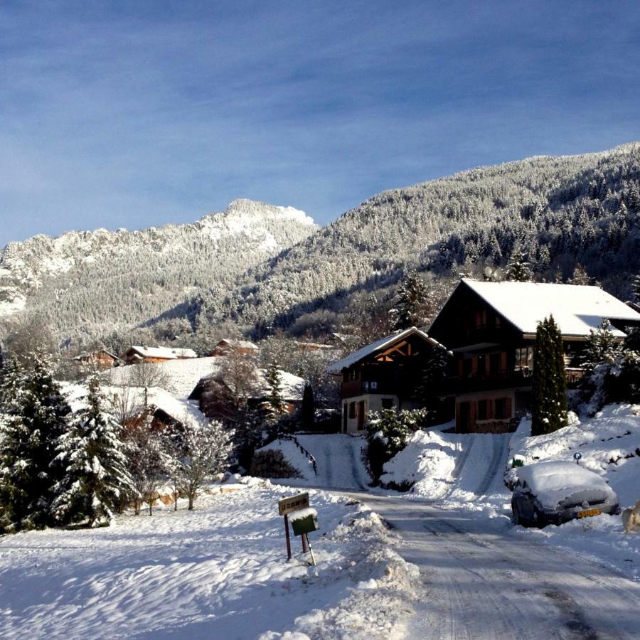 Le Biot L'Ours Blanc Lodge מראה חיצוני תמונה